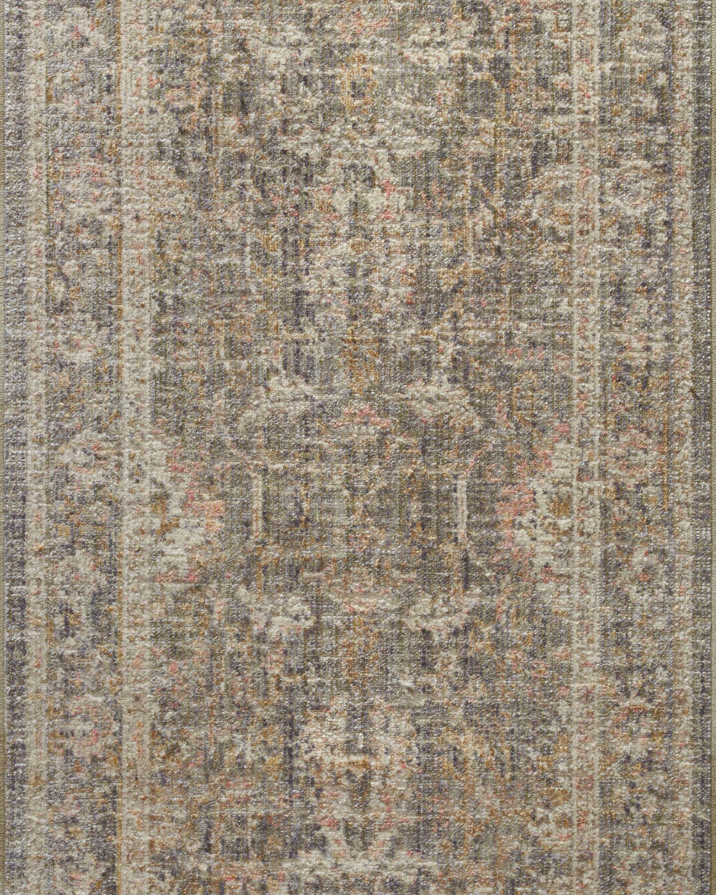 Chris Loves Julia x Loloi Rosemarie Sage / Blush Rug RUGS - patterned Loloi