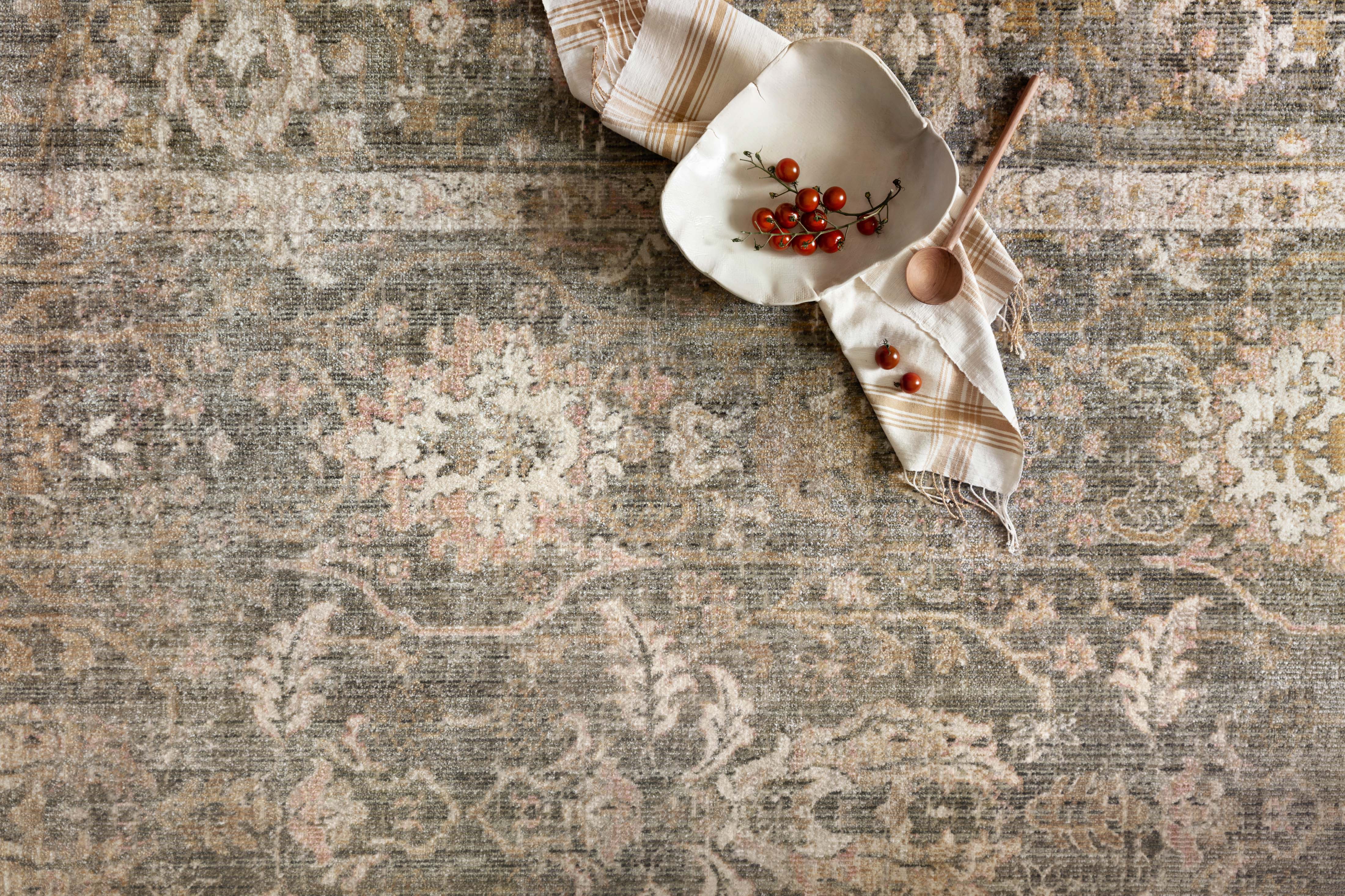 Chris Loves Julia x Loloi Rosemarie Sage / Blush Rug RUGS - patterned Loloi