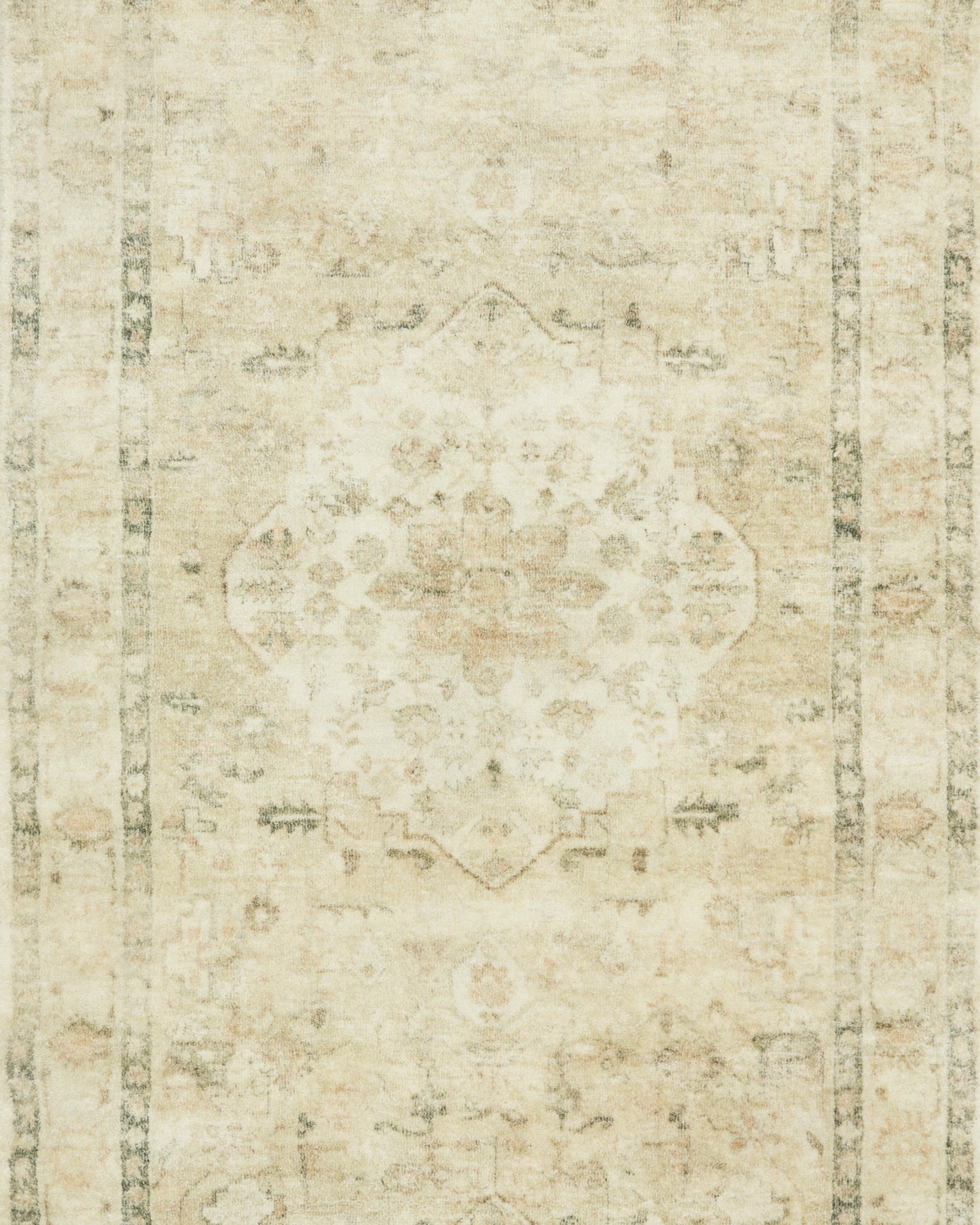 Loloi Rosette Sand / Ivory Rug RUGS - synthetic Loloi
