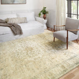 Loloi Rosette Sand / Ivory Rug RUGS - synthetic Loloi
