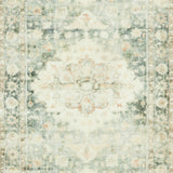 Loloi Rosette Teal / Ivory Rug RUGS - synthetic Loloi