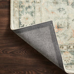 Loloi Rosette Teal / Ivory Rug RUGS - synthetic Loloi