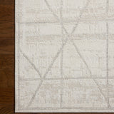 Loloi Roxie Ivory / Graphite Square Rug RUGS - synthetic Loloi
