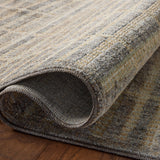 Loloi Roxie Smoke / Natural Rug RUGS - synthetic Loloi 18" x 18"