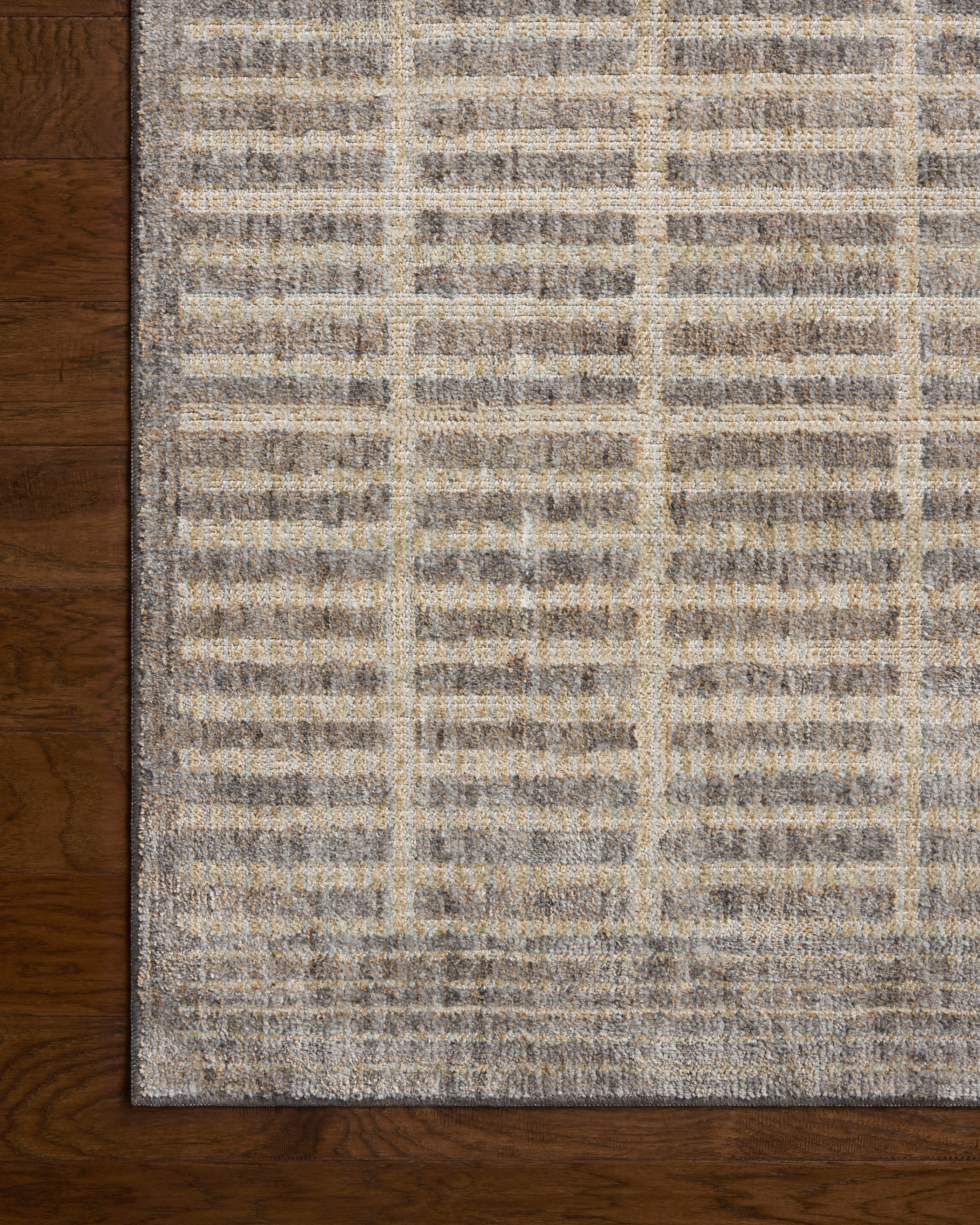 Loloi Roxie Smoke / Natural Rug RUGS - synthetic Loloi