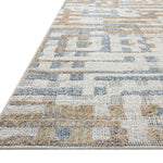 Loloi Roxie Ivory / Denim Square Rug RUGS - synthetic Loloi