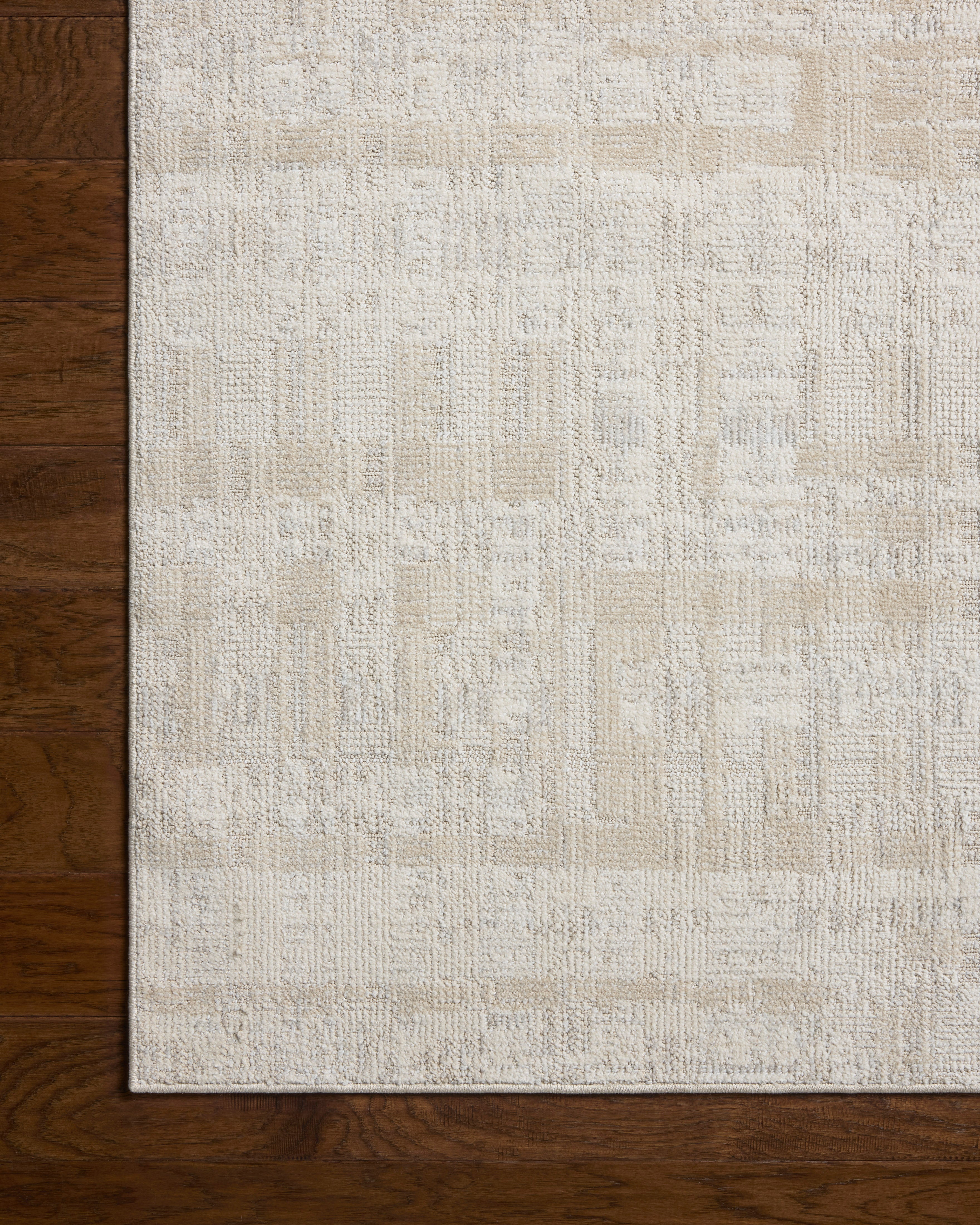 Loloi Roxie Ivory / Natural Rug RUGS - synthetic Loloi 18" x 18"