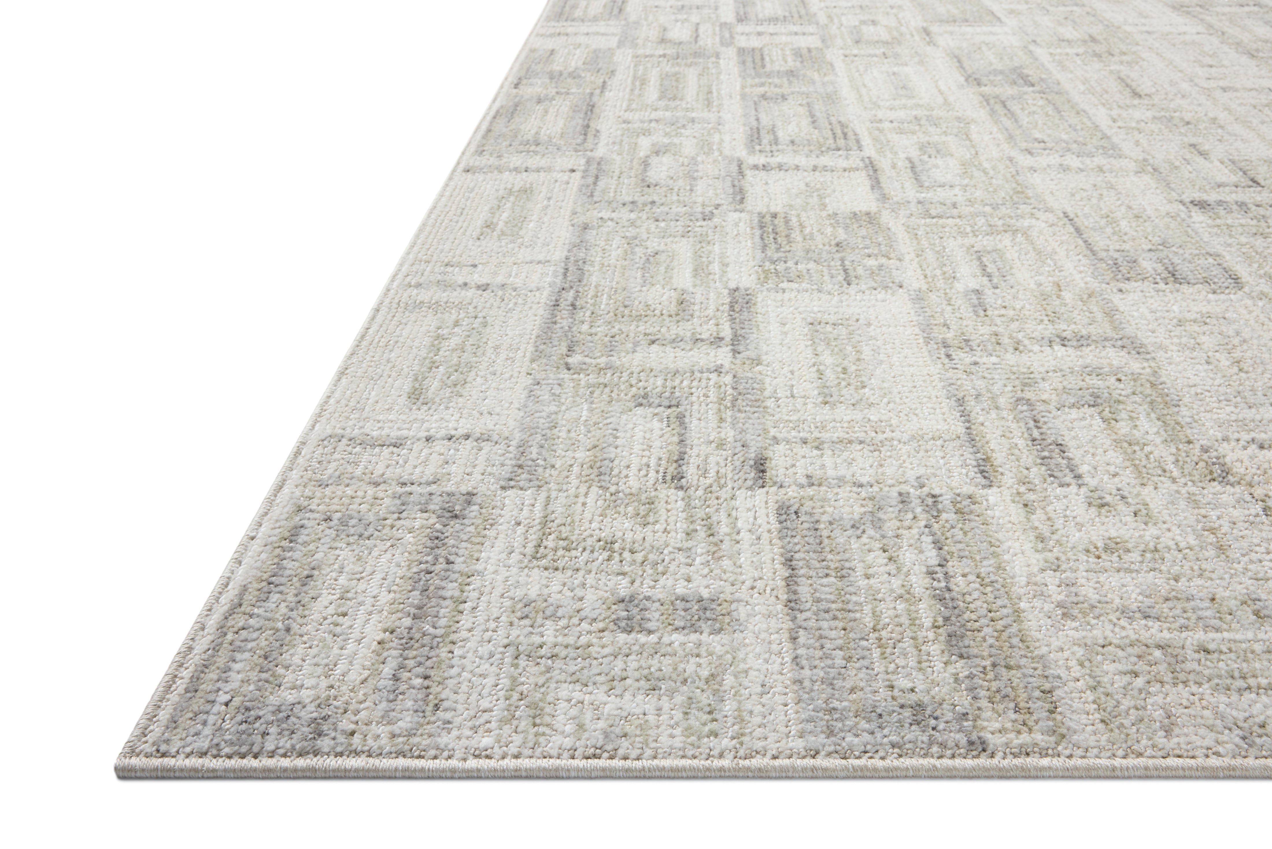 Loloi Roxie Bone / Sage Rug RUGS - synthetic Loloi