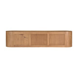 Theo Media Bench FURNITURE - bench Moe's Furniture Natural