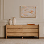 Lane 6 Drawer Dresser FURNITURE - dresser Moe's Furniture