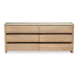Lane 6 Drawer Dresser FURNITURE - dresser Moe's Furniture
