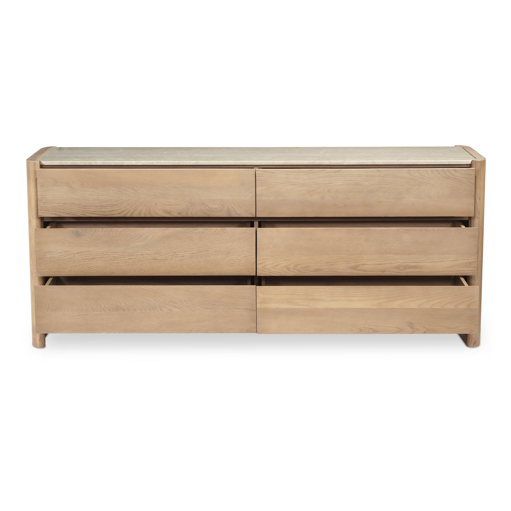Lane 6 Drawer Dresser FURNITURE - dresser Moe's Furniture