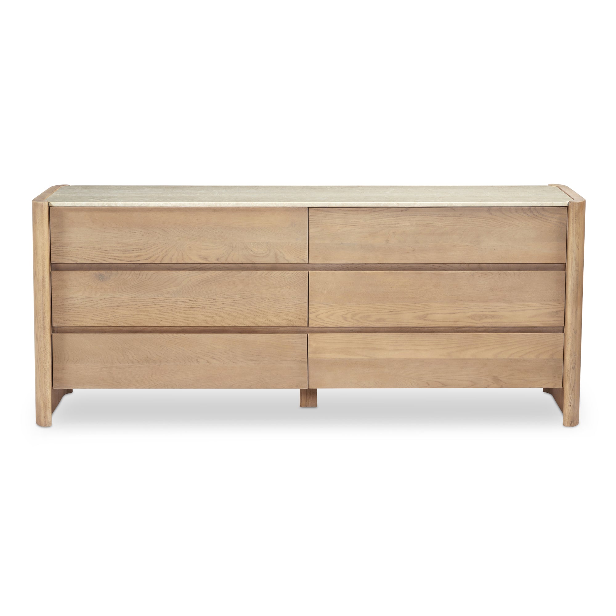 Lane 6 Drawer Dresser FURNITURE - dresser Moe's Furniture