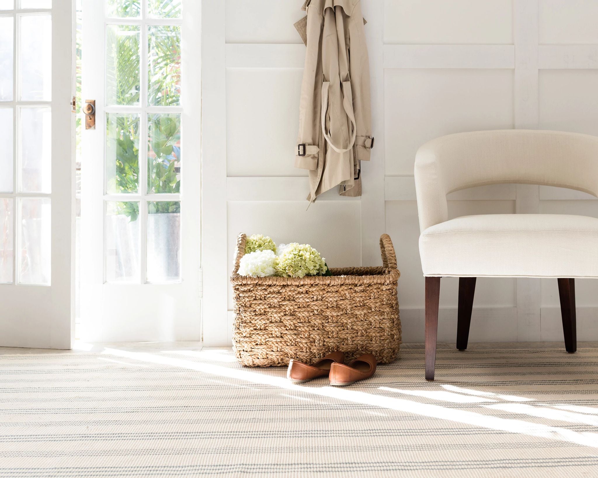 Swedish Stripe Handwoven Cotton Rug RUGS - cotton Dash & Albert