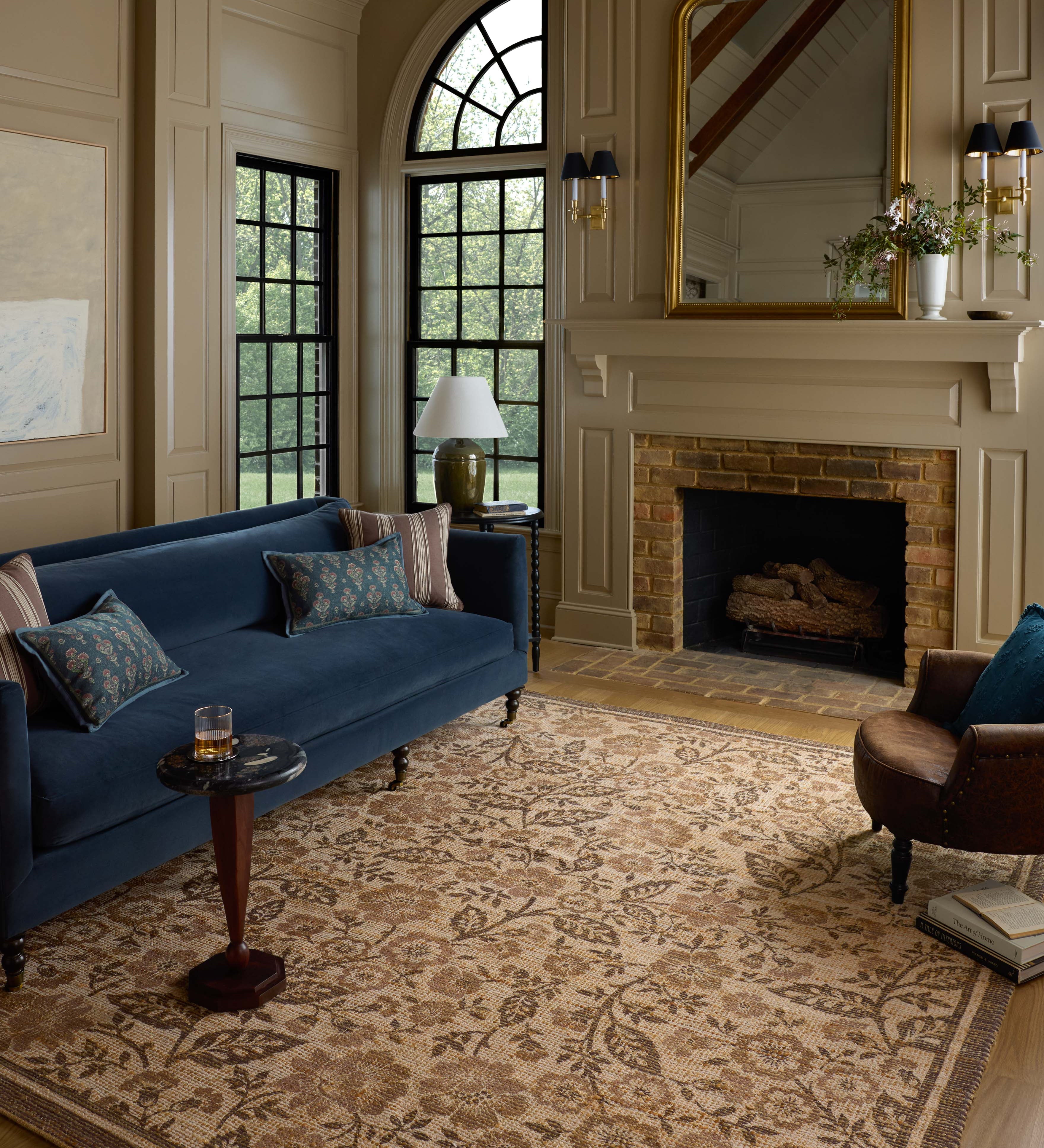 Chris Loves Julia x Loloi Rue Bark / Mocha Rug RUGS - jute Loloi