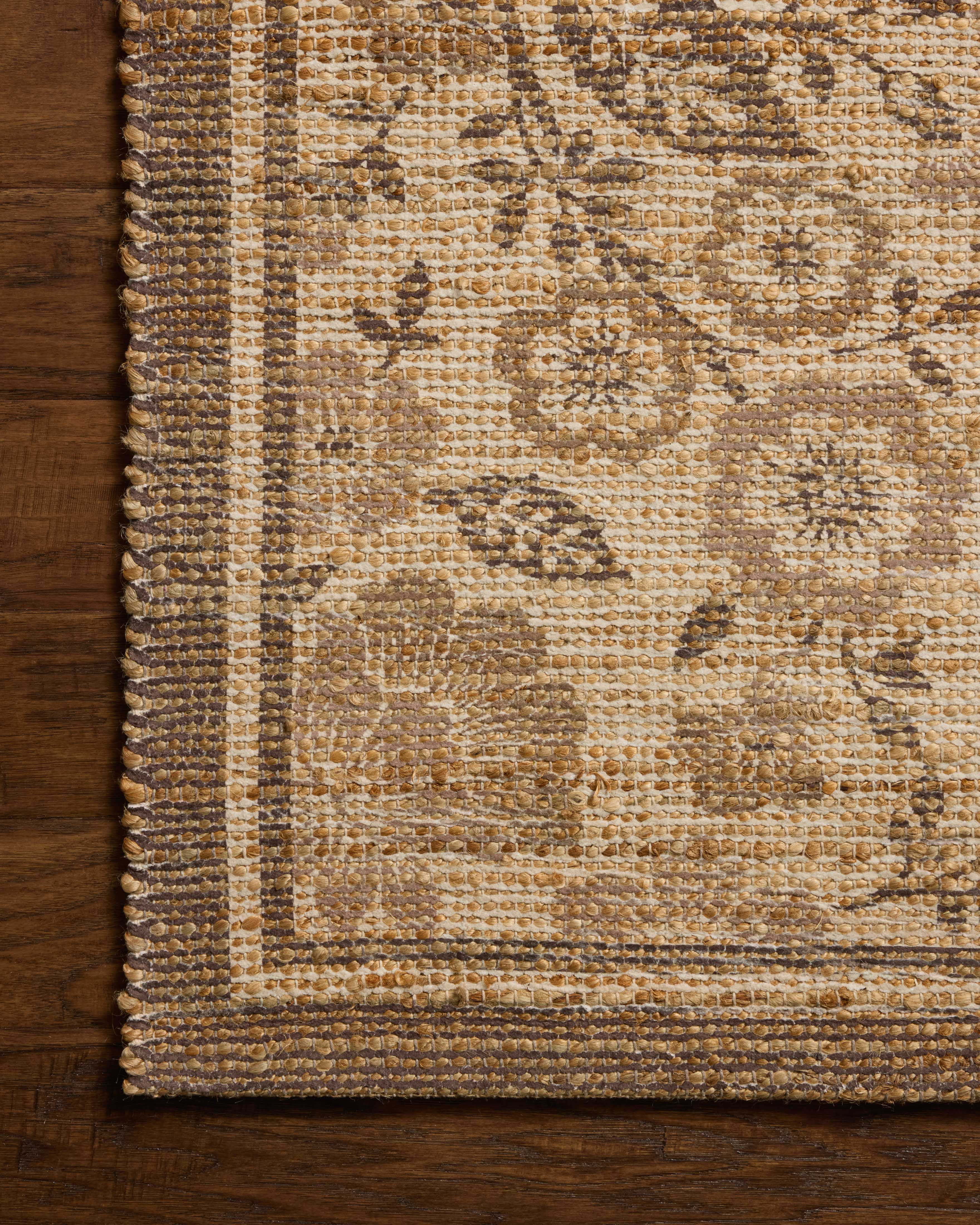 Chris Loves Julia x Loloi Rue Bark / Mocha Rug RUGS - jute Loloi