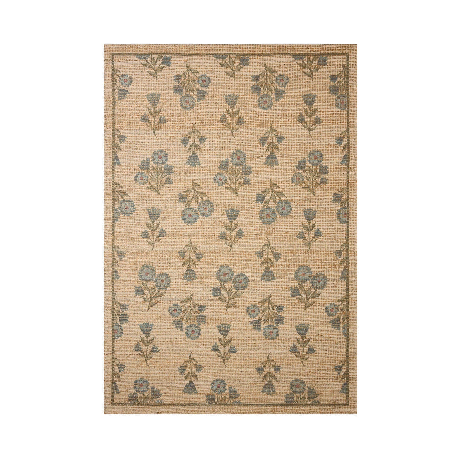 IN STORE - Chris Loves Julia x Loloi Rue Moss / Blue Rug IN STORE - rugs Loloi