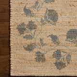 Chris Loves Julia x Loloi Rue Natural / Denim Rug RUGS - jute Loloi