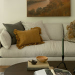 Rae Ruffle Pillow Cover 2 - PILLOWS - linen - warm Rug & Weave Pillows