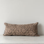Jean Stoffer x Loloi Chocolate Pillow 1 - PILLOWS - Block print - neutral Loloi