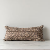Jean Stoffer x Loloi Chocolate Pillow 1 - PILLOWS - Block print - neutral Loloi