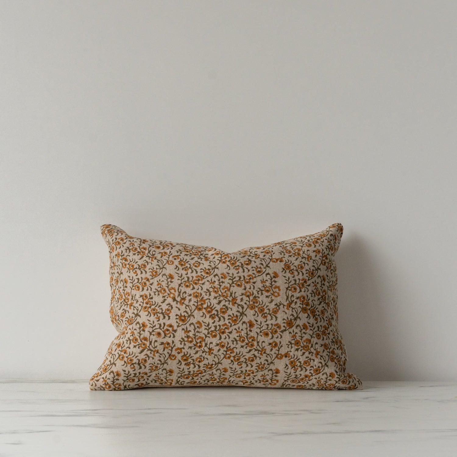 Tillie Block Print Pillow Cover 1-PILLOWS - block print - warm Rug & Weave Pillows