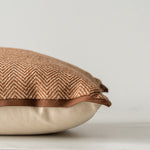 Jean Stoffer x Loloi Flange Pillow Chocolate 2 - PILLOWS - essentials - warm Loloi