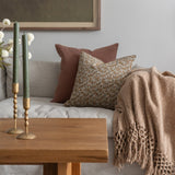 Tillie Block Print Pillow Cover 1-PILLOWS - block print - warm Rug & Weave Pillows