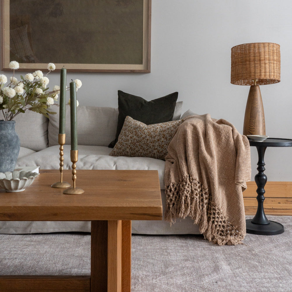 Tillie Block Print Pillow Cover 1-PILLOWS - block print - warm Rug & Weave Pillows