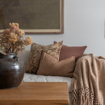 Jean Stoffer x Loloi Flange Pillow Chocolate 2 - PILLOWS - essentials - warm Loloi