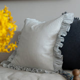 Addison Ruffle Pillow Cover