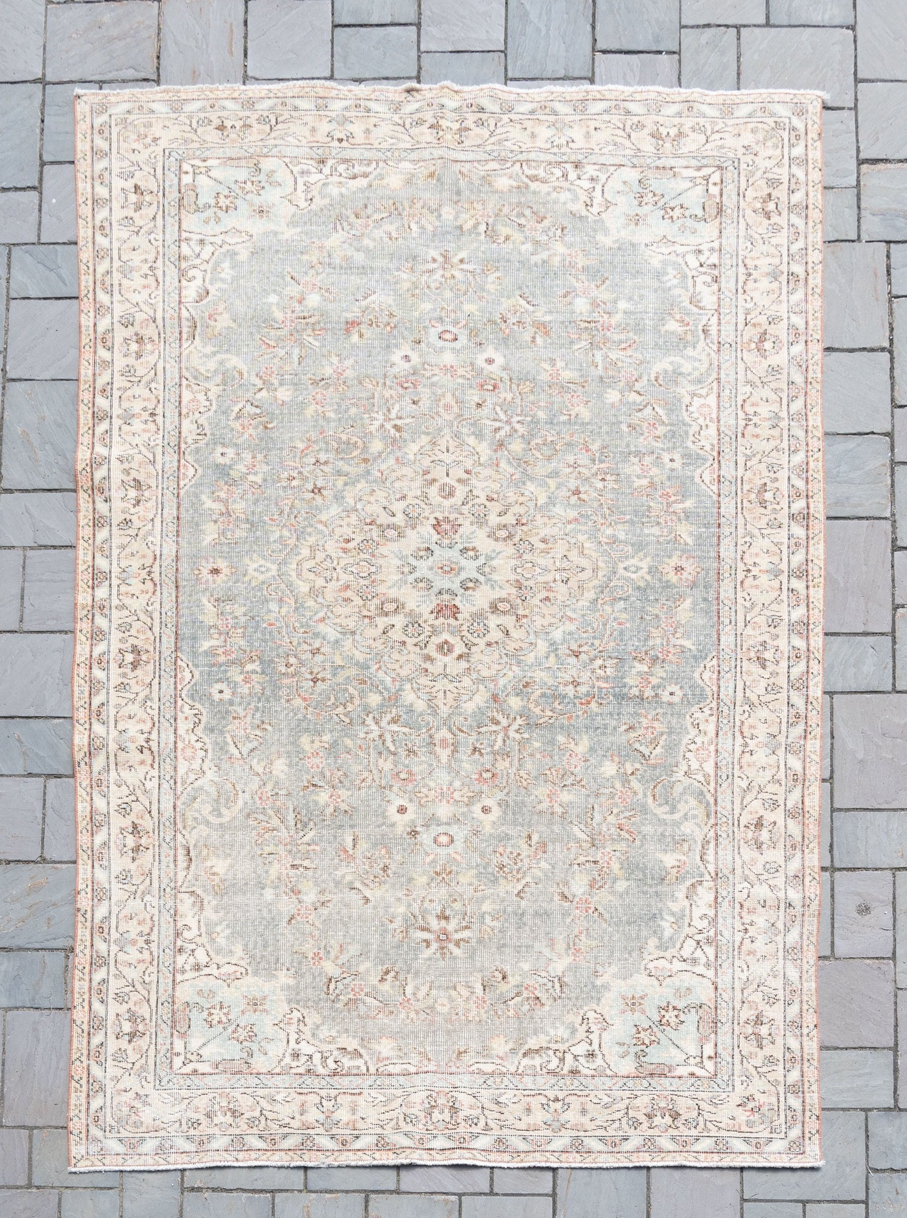 9'2" x 6'2" Vintage Turkish Rug - Rug & Weave