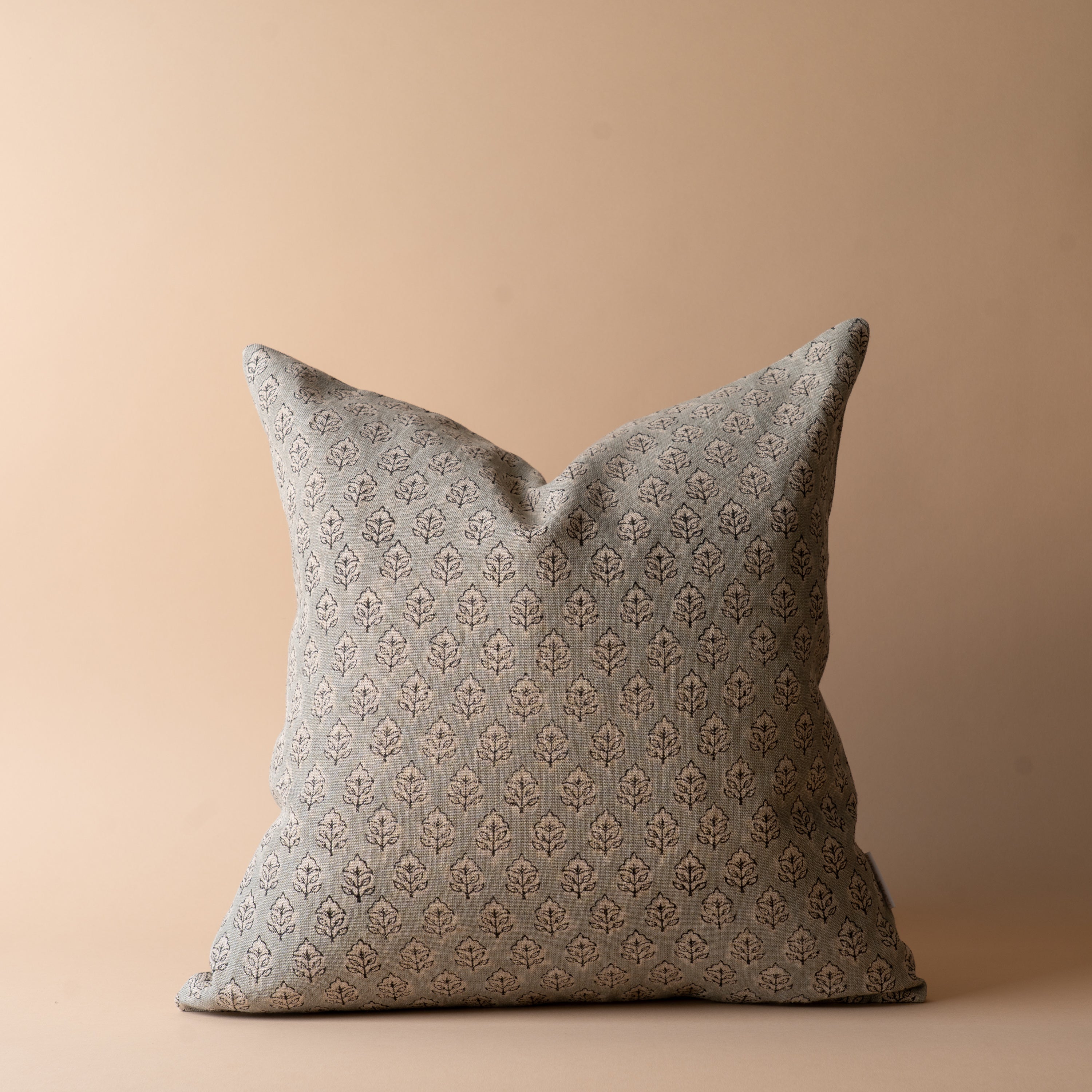 Mila Block Print Pillow Cover 3 - PILLOWS - Block print - cool ORNA HOUSE