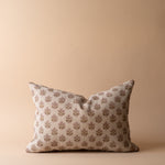 Sadie Block Print Pillow Cover 1 - PILLOWS - Block print - neutral ORNA HOUSE