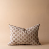 Sadie Block Print Pillow Cover 1 - PILLOWS - Block print - neutral ORNA HOUSE