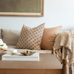 Sadie Block Print Pillow Cover 1 - PILLOWS - Block print - neutral ORNA HOUSE