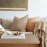 Sadie Block Print Pillow Cover 1 - PILLOWS - Block print - neutral ORNA HOUSE
