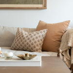 Sadie Block Print Pillow Cover 1 - PILLOWS - Block print - neutral ORNA HOUSE