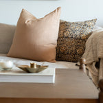 Latte Linen Pillow Cover 1 - PILLOWS - linen - neutral Rug & Weave Pillows