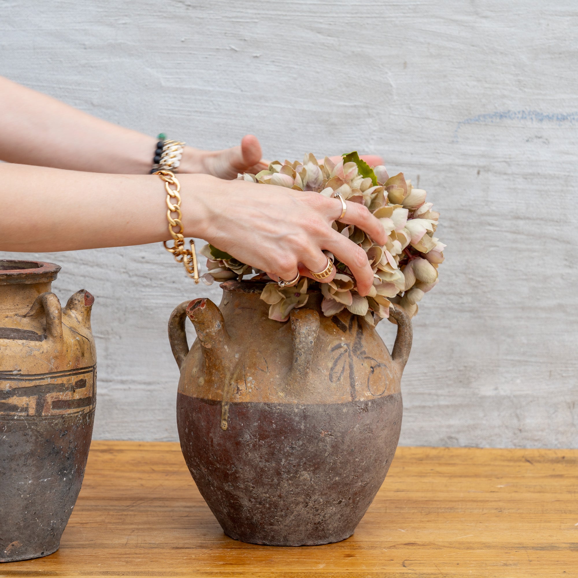 Vintage Jar with Handles - Rug & Weave
