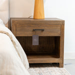 Rue Reclaimed Nightstand 5-VINTAGE -table Hauer Market single Brown