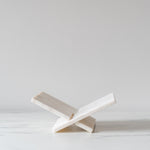 Rug & Weave - White Marble Book Stand