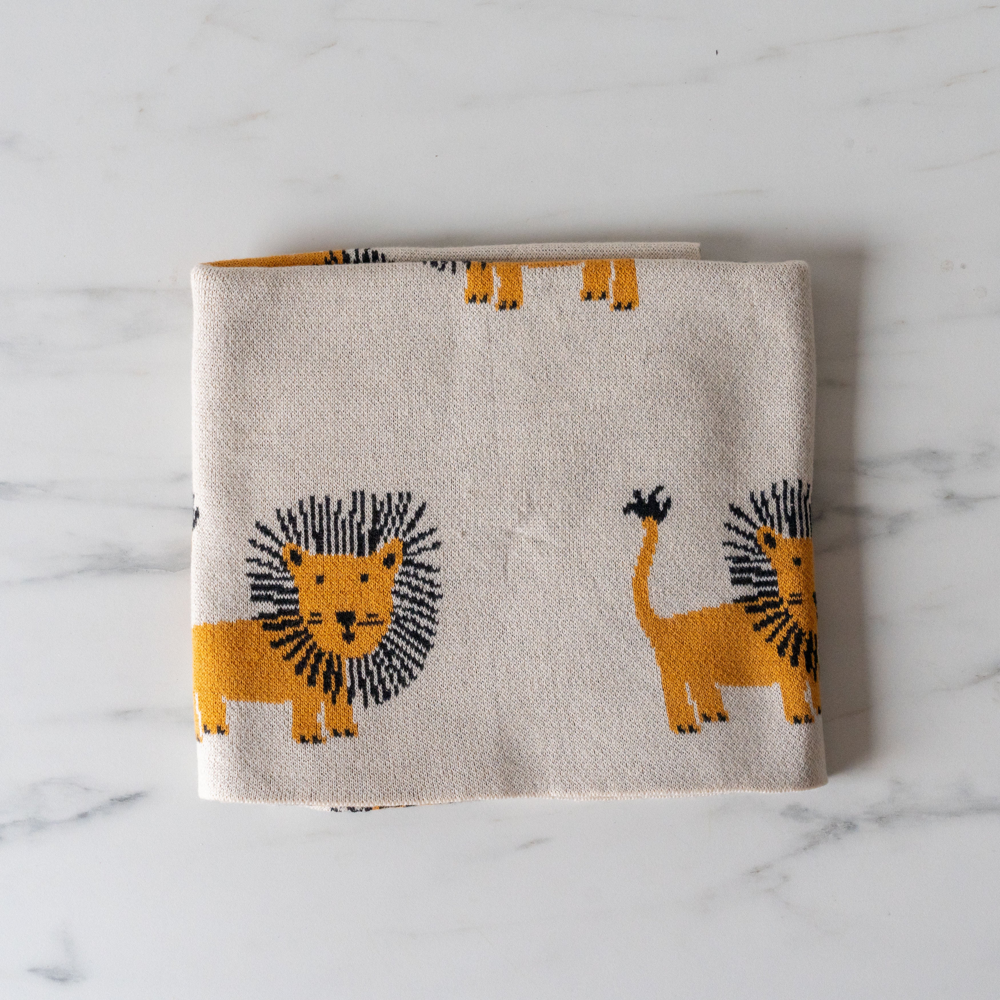 Rug & Weave - Lions Baby Blanket