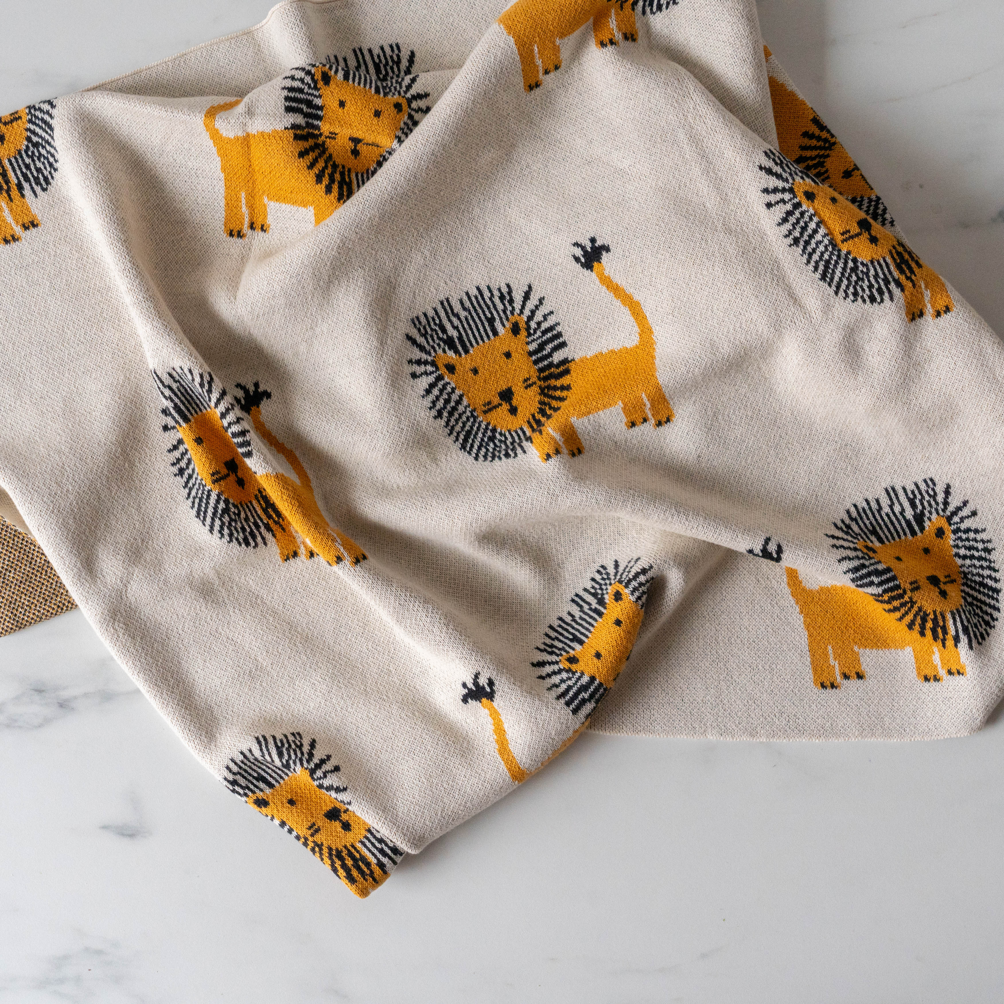 Rug & Weave - Lions Baby Blanket