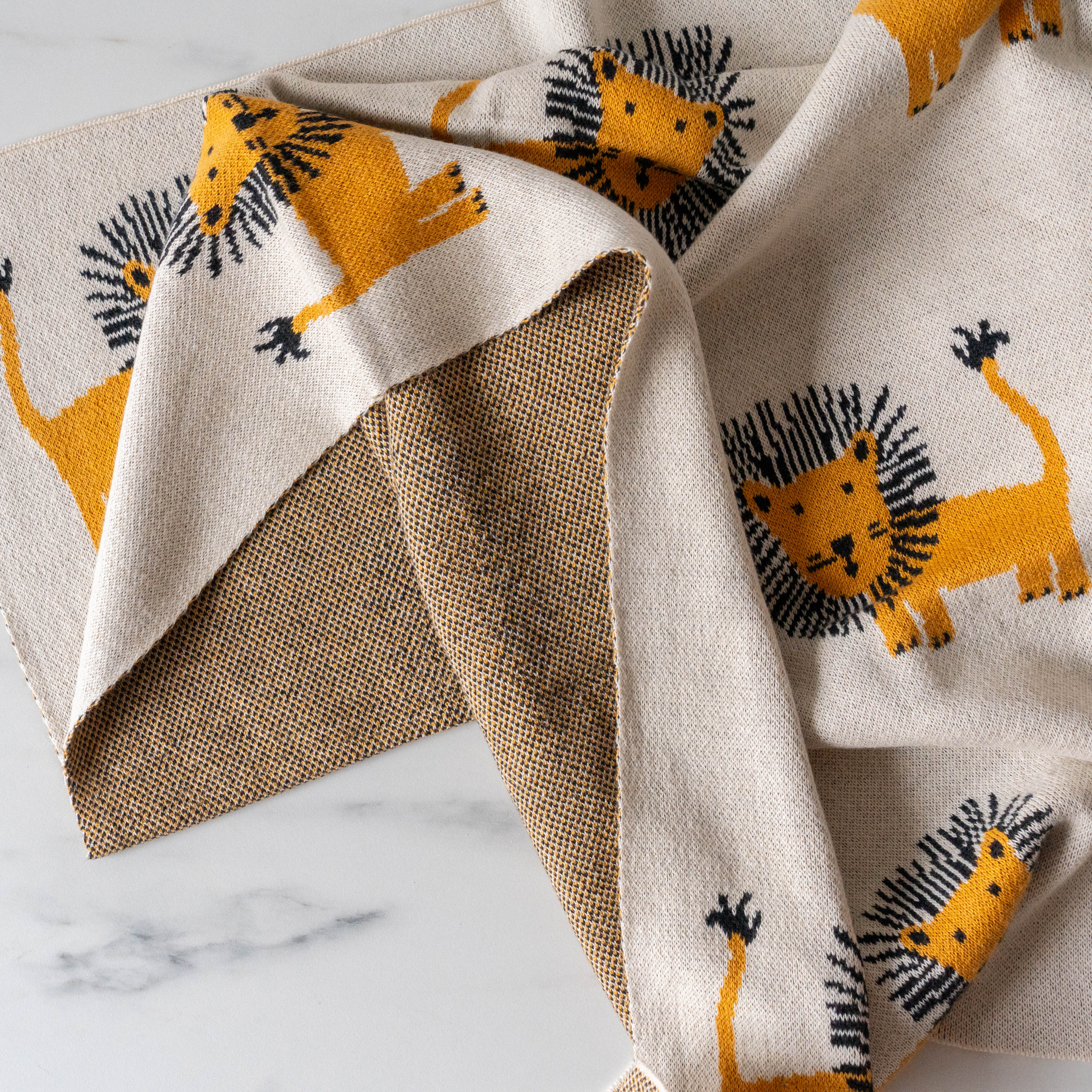 Rug & Weave - Lions Baby Blanket