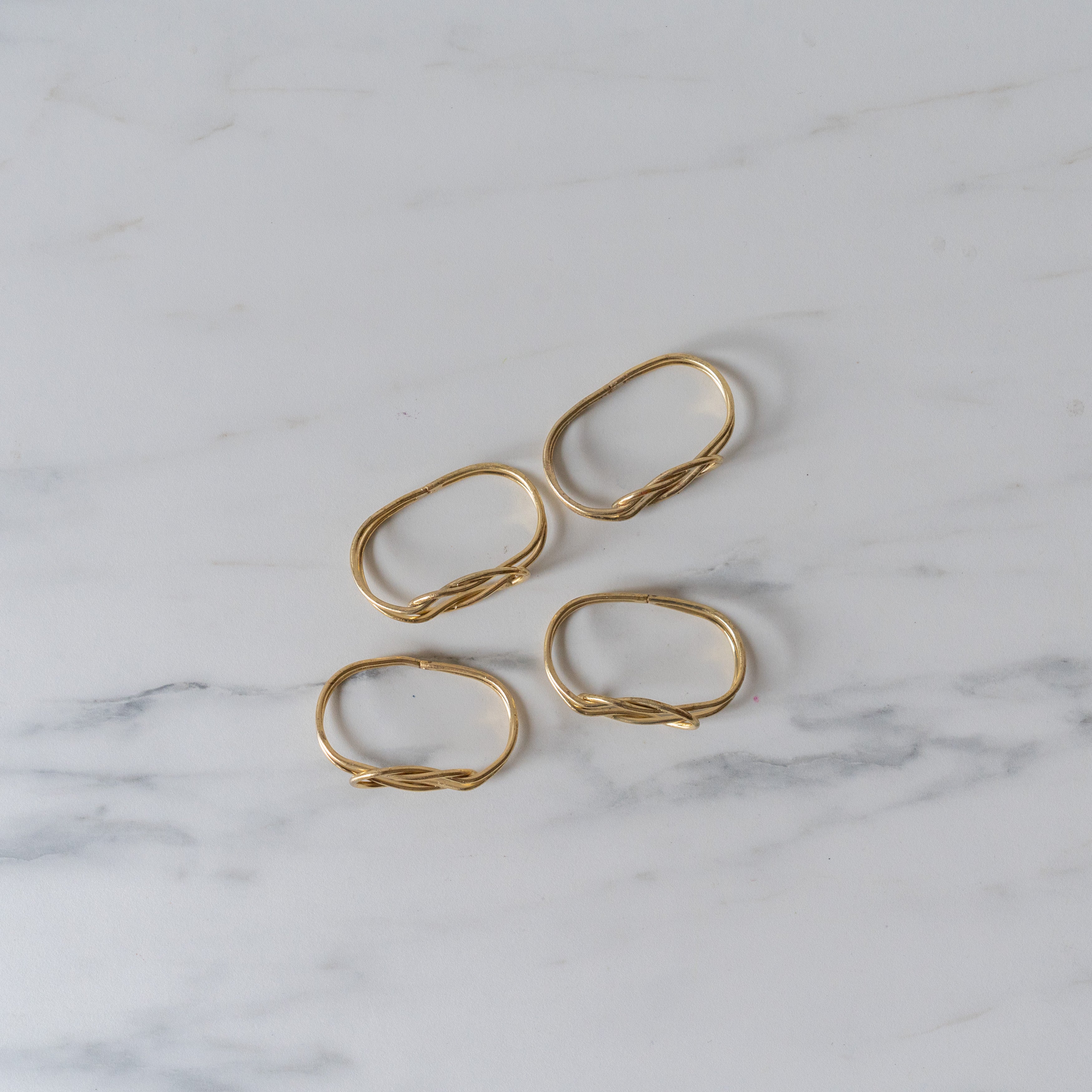 Twisted Knot Napkin Ring napkin ring Creative Co-op (DYA)