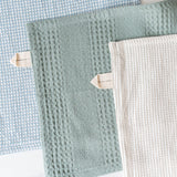 Rug & Weave - Blue Waffle Weave Dish Cloth Set