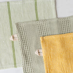 Rug & Weave - Green Waffle Weave Dish Cloth Set
