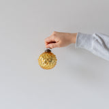 Gold Hobnail Round Ornament CHRISTMAS 2024 Ragon House (Faire)