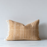 Fawn Bhujodi Fringe Pillow Cover